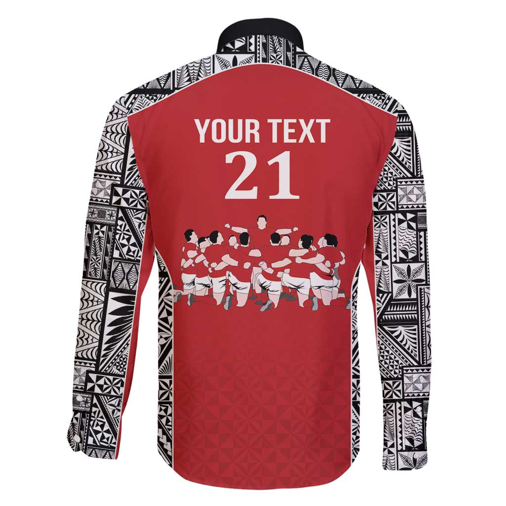 Custom Tonga Rugby Mate Ma'a Family Matching Long Sleeve Bodycon Dress and Hawaiian Shirt Tonga XIII Make History Pacific Champions