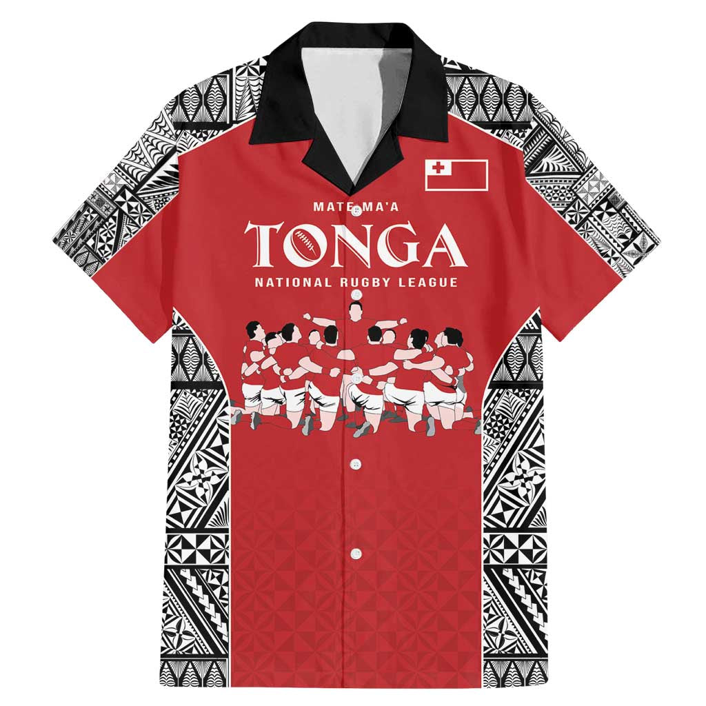 Custom Tonga Rugby Mate Ma'a Family Matching Mermaid Dress and Hawaiian Shirt Tonga XIII Make History Pacific Champions