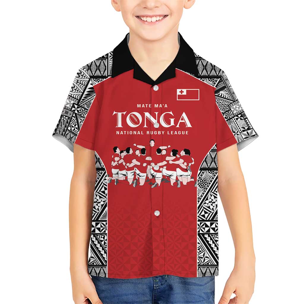Custom Tonga Rugby Mate Ma'a Hawaiian Shirt Tonga XIII Make History Pacific Champions LT9 - Polynesian Pride