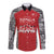 Custom Tonga Rugby Mate Ma'a Long Sleeve Button Shirt Tonga XIII Make History Pacific Champions