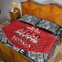 Custom Tonga Rugby Mate Ma'a Quilt Bed Set Tonga XIII Make History Pacific Champions