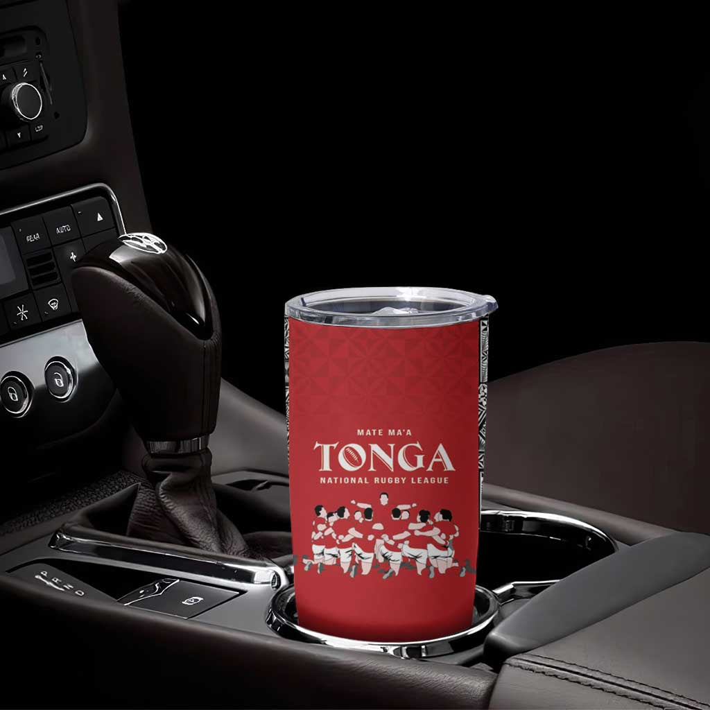 Custom Tonga Rugby Mate Ma'a Tumbler Cup Tonga XIII Make History Pacific Champions LT9 - Polynesian Pride