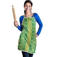 Hawaii Lei with Tribal Quilt Motif Apron - Polynesian Pride