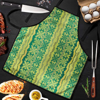 Hawaii Lei with Tribal Quilt Motif Apron - Polynesian Pride