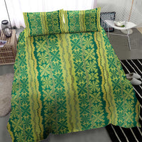Hawaii Lei with Tribal Quilt Motif Bedding Set