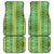 Hawaii Lei with Tribal Quilt Motif Car Mats