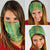 Hawaii Lei with Tribal Quilt Motif Neck Gaiter - Polynesian Pride