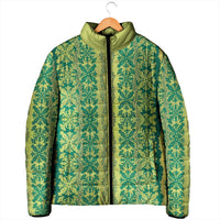 Hawaii Lei with Tribal Quilt Motif Padded Jacket LT9 - Polynesian Pride