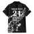 New Zealand Rugby Warrior Custom Family Matching Off The Shoulder Long Sleeve Dress and Hawaiian Shirt Black Fern Taniko Motif