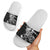 New Zealand Rugby Warrior Custom Slide Sandals Black Fern Taniko Motif - Polynesian Pride