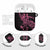 New Zealand Rugby Warrior Custom AirPods Case Pink Fern Taniko Motif - Polynesian Pride