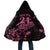 New Zealand Rugby Warrior Custom Cloak Pink Fern Taniko Motif - Polynesian Pride