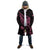 New Zealand Rugby Warrior Custom Cloak Pink Fern Taniko Motif - Polynesian Pride