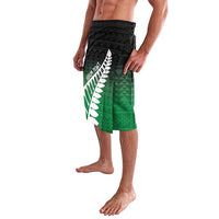 Green Silver Fern Spirit Taniko Tukutuku Personalised Lavalava