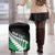 Green Silver Fern Spirit Taniko Tukutuku Personalised Luggage Cover