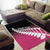 Pink Silver Fern Spirit Taniko Tukutuku Personalised Area Rug