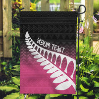 Pink Silver Fern Spirit Taniko Tukutuku Personalised Garden Flag LT9 Garden Flag Pink - Polynesian Pride