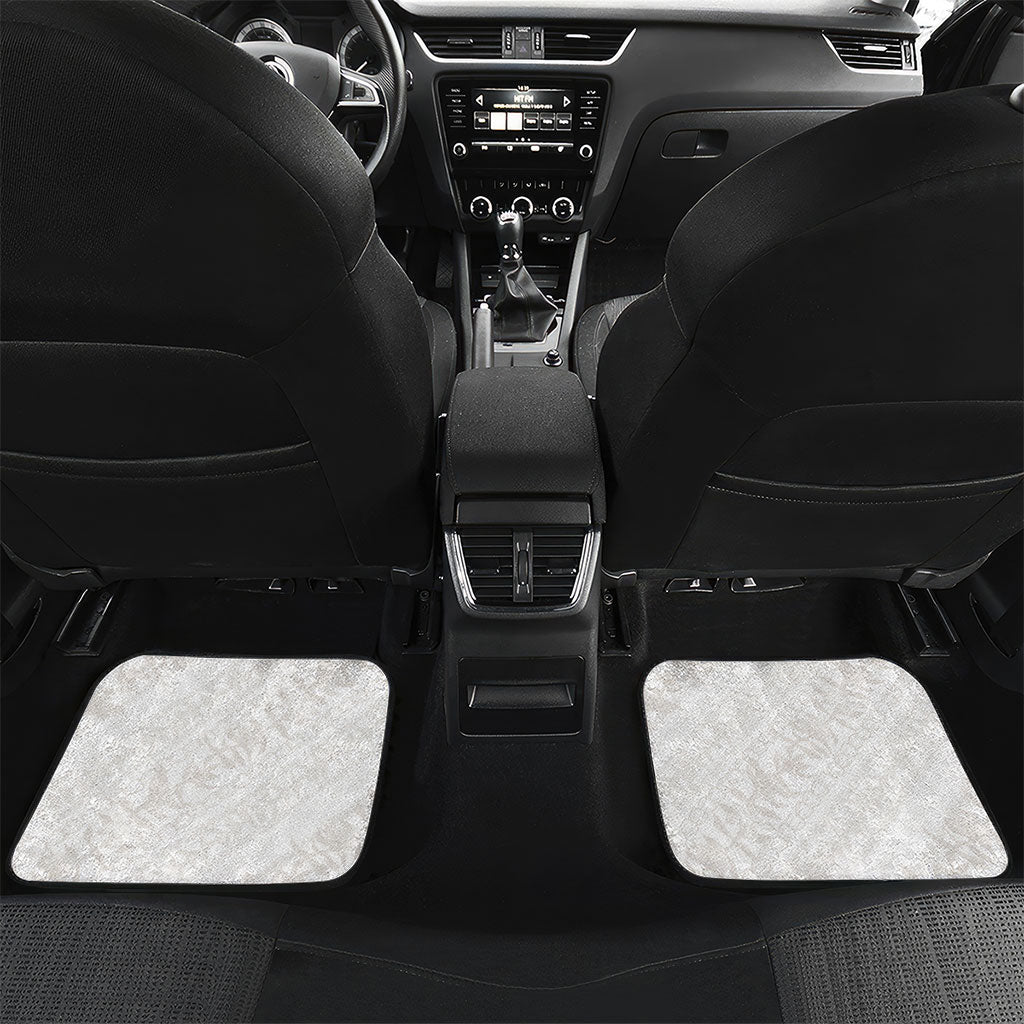 Hawaii Plumeria Lokelani Pikake Lei Car Mats Sandy Beige Polynesian Tattoo