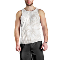 Hawaii Plumeria Lokelani Pikake Lei Men Tank Top Sandy Beige Polynesian Tattoo LT9 - Polynesian Pride