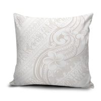 Hawaii Plumeria Lokelani Pikake Lei Pillow Cover Sandy Beige Polynesian Tattoo LT9 Beige - Polynesian Pride