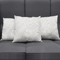 Hawaii Plumeria Lokelani Pikake Lei Pillow Cover Sandy Beige Polynesian Tattoo LT9 - Polynesian Pride