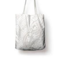 Hawaii Plumeria Lokelani Pikake Lei Tote Bag Sandy Beige Polynesian Tattoo LT9 - Polynesian Pride