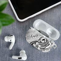 Hawaii Plumeria Lokelani Pikake Lei AirPods Case Ele'ele Polynesian Tattoo
