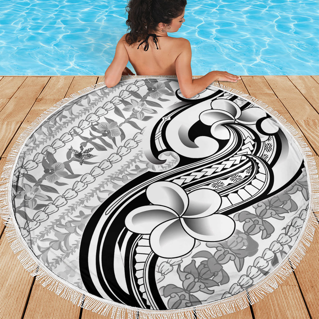 Hawaii Plumeria Lokelani Pikake Lei Beach Blanket Ele'ele Polynesian Tattoo