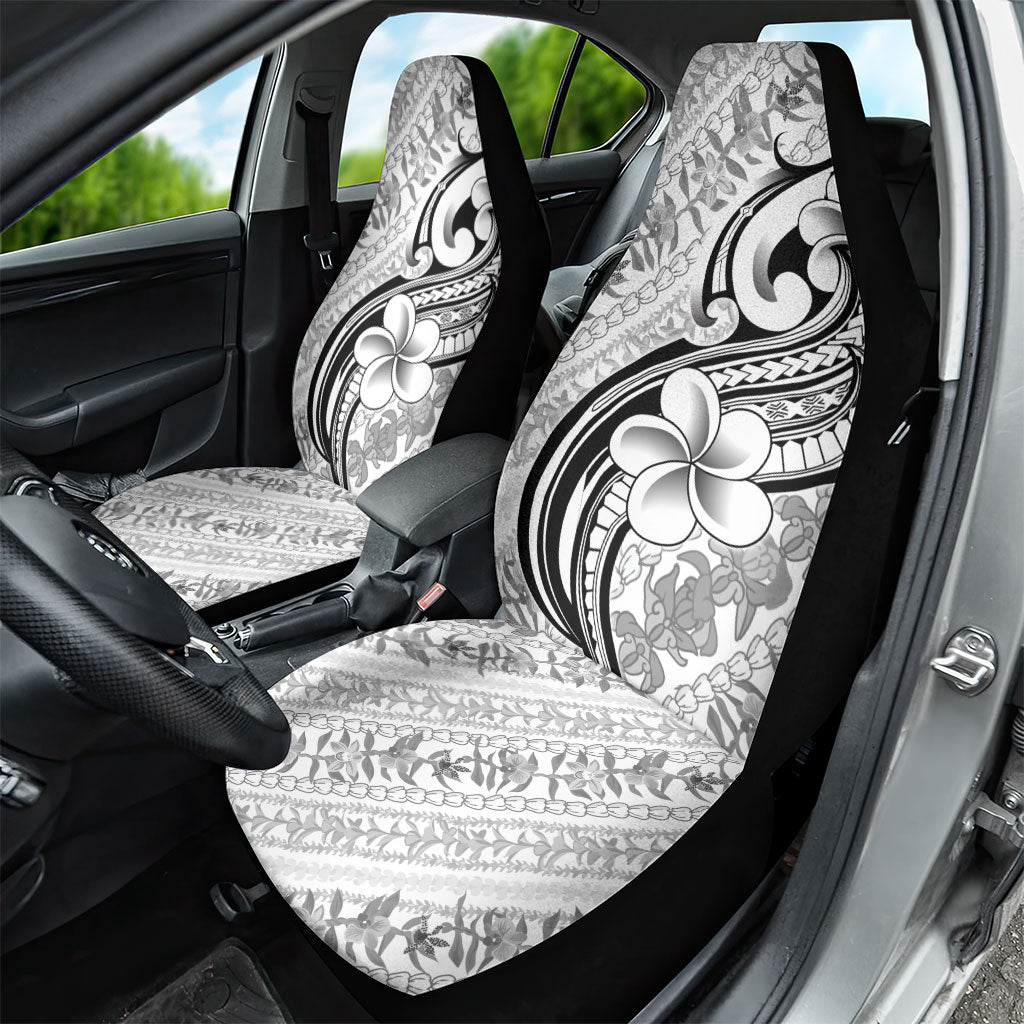 Hawaii Plumeria Lokelani Pikake Lei Car Seat Cover Ele'ele Polynesian Tattoo LT9 - Polynesian Pride