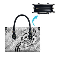 Hawaii Plumeria Lokelani Pikake Lei Leather Bag Ele'ele Polynesian Tattoo
