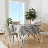 Hawaii Plumeria Lokelani Pikake Lei Tablecloth Ele'ele Polynesian Tattoo