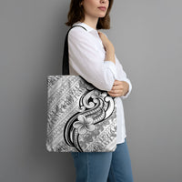 Hawaii Plumeria Lokelani Pikake Lei Tote Bag Ele'ele Polynesian Tattoo LT9 - Polynesian Pride