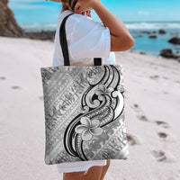 Hawaii Plumeria Lokelani Pikake Lei Tote Bag Ele'ele Polynesian Tattoo LT9 - Polynesian Pride
