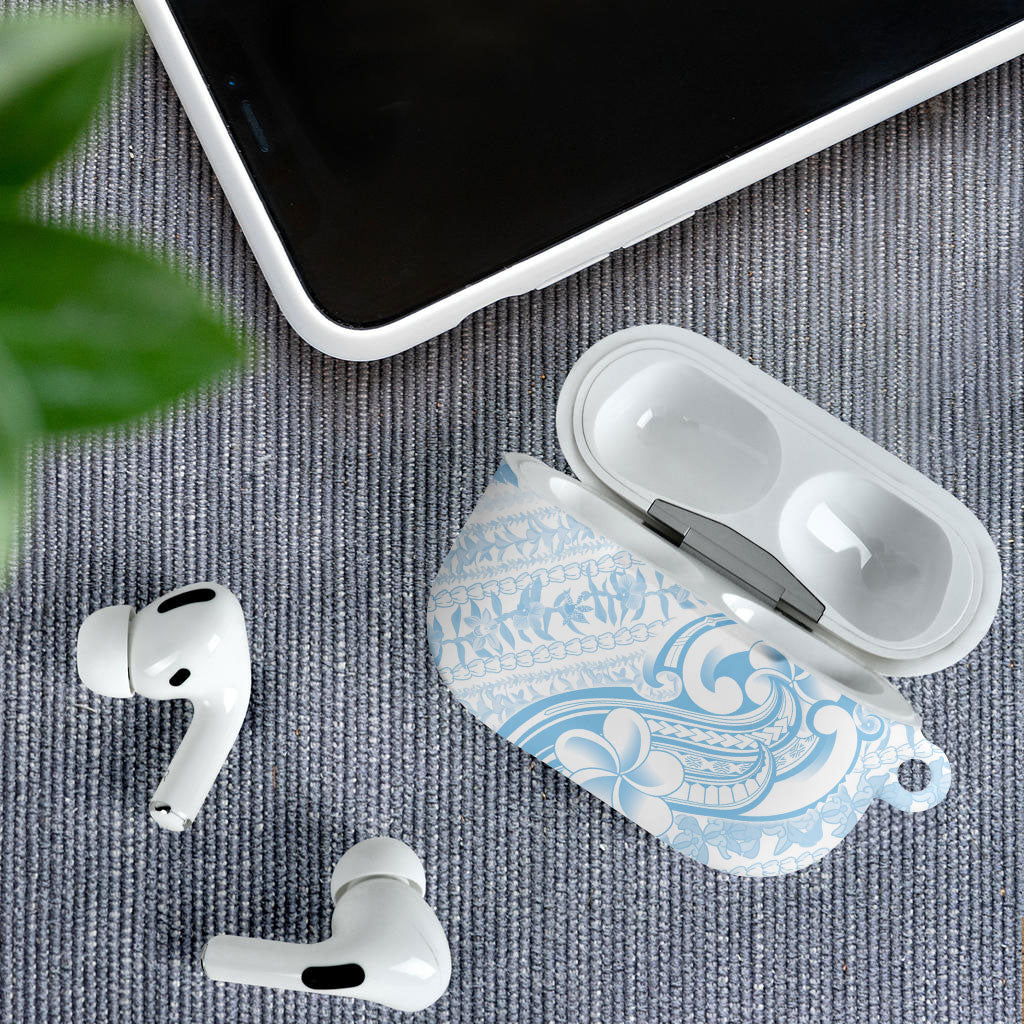 Hawaii Plumeria Lokelani Pikake Lei AirPods Case Uliuli Polynesian Tattoo
