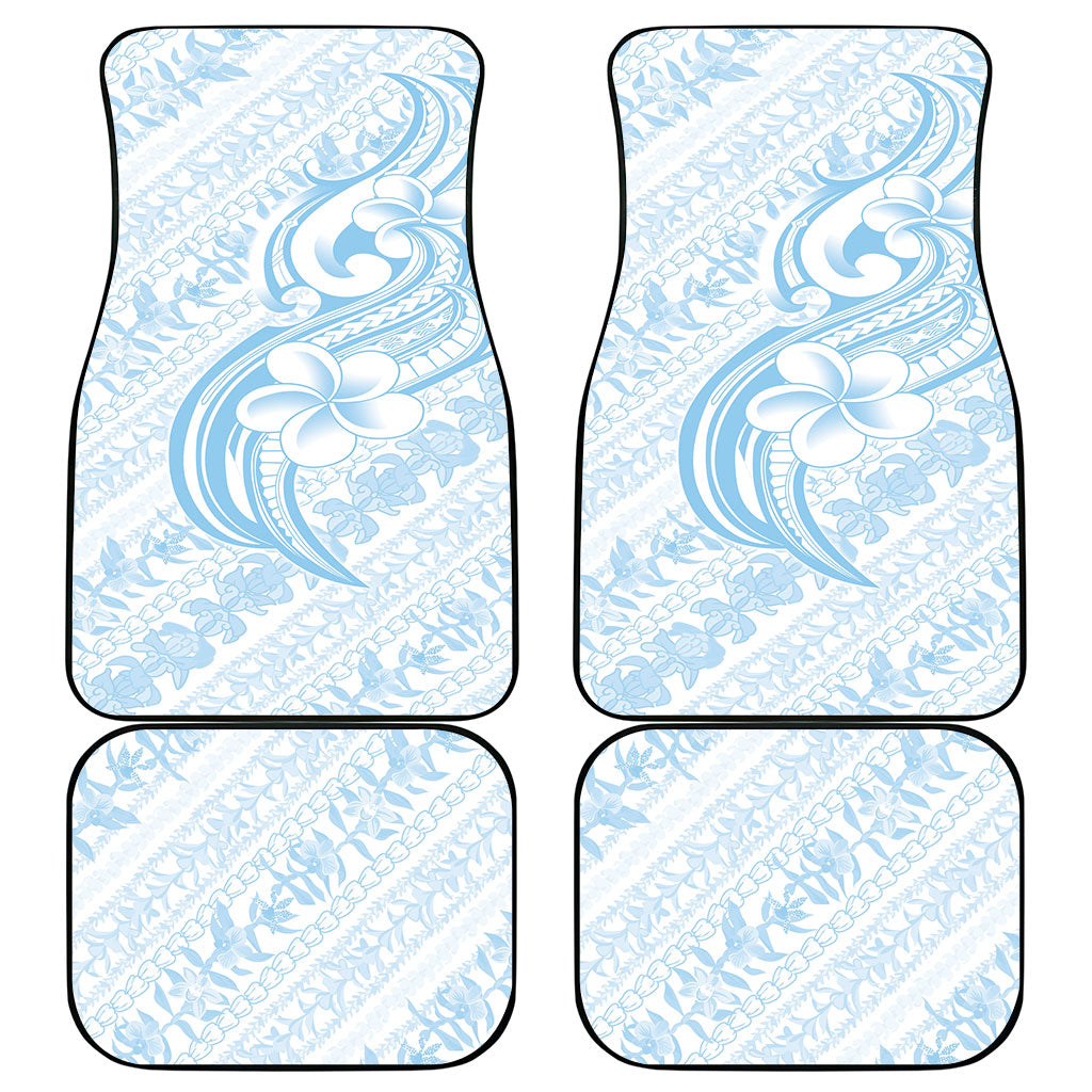 Hawaii Plumeria Lokelani Pikake Lei Car Mats Uliuli Polynesian Tattoo