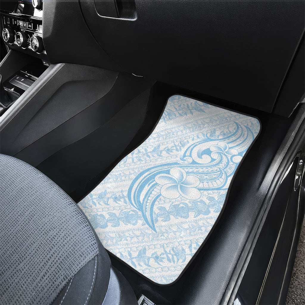 Hawaii Plumeria Lokelani Pikake Lei Car Mats Uliuli Polynesian Tattoo