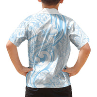 Hawaii Plumeria Lokelani Pikake Lei Family Matching Off Shoulder Short Dress and Hawaiian Shirt Uliuli Polynesian Tattoo