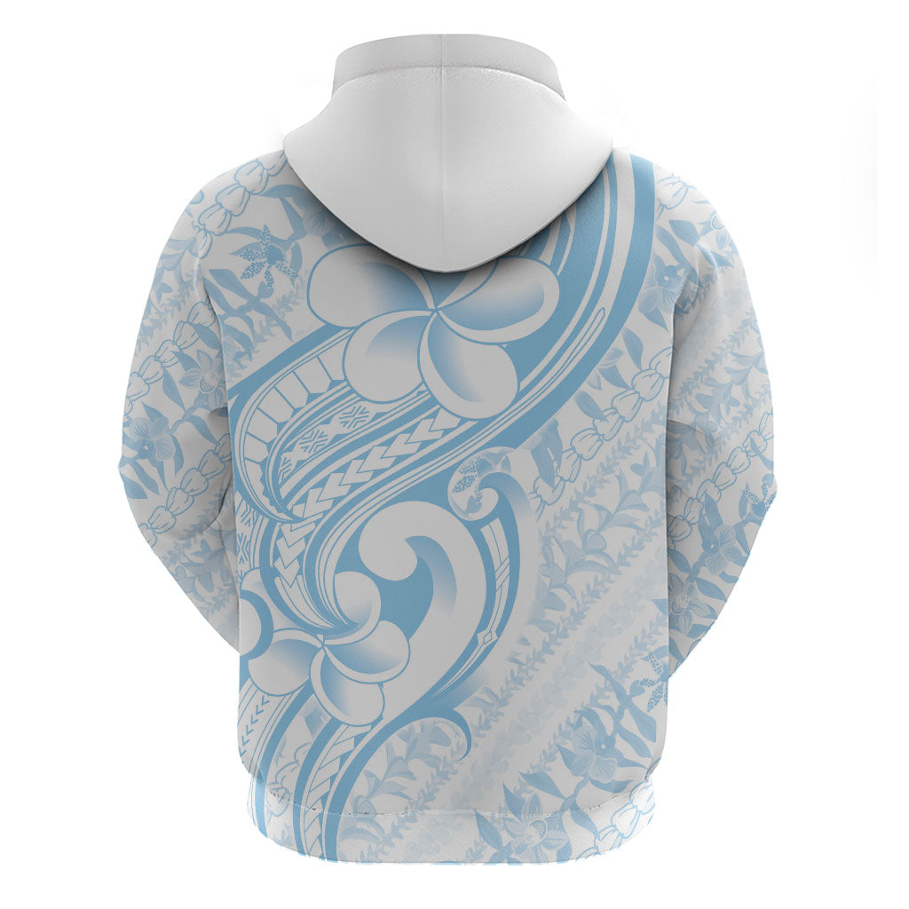 Hawaii Plumeria Lokelani Pikake Lei Hoodie Uliuli Polynesian Tattoo