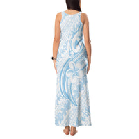 Hawaii Plumeria Lokelani Pikake Lei Tank Maxi Dress Uliuli Polynesian Tattoo LT9 - Polynesian Pride