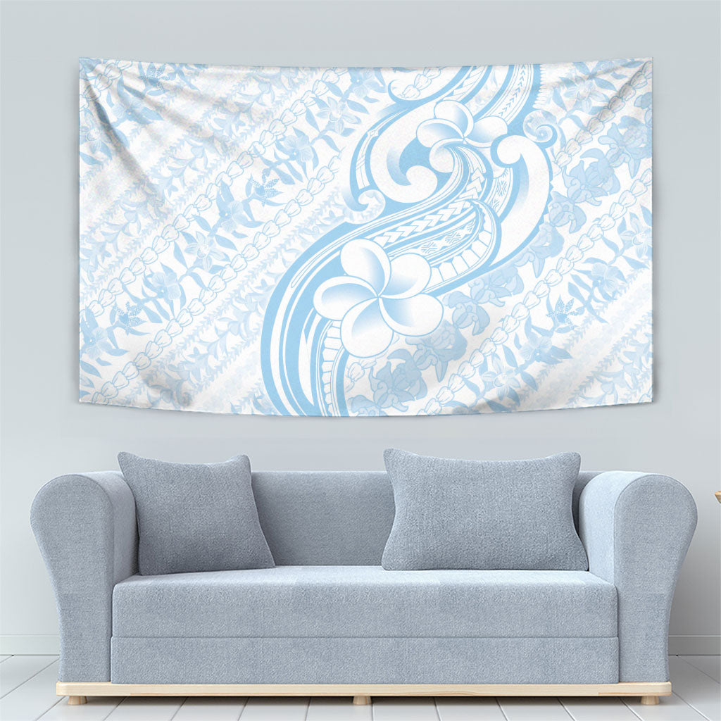 Hawaii Plumeria Lokelani Pikake Lei Tapestry Uliuli Polynesian Tattoo