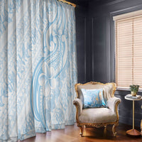 Hawaii Plumeria Lokelani Pikake Lei Window Curtain Uliuli Polynesian Tattoo LT9 - Polynesian Pride