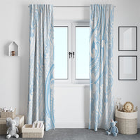 Hawaii Plumeria Lokelani Pikake Lei Window Curtain Uliuli Polynesian Tattoo LT9 - Polynesian Pride