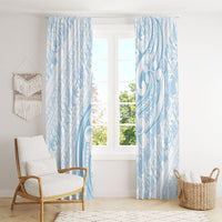 Hawaii Plumeria Lokelani Pikake Lei Window Curtain Uliuli Polynesian Tattoo LT9 - Polynesian Pride