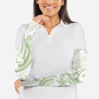 Hawaii Plumeria Lokelani Pikake Lei Arm Sleeves Oma'oma'o Polynesian Tattoo