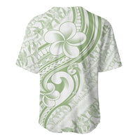 Hawaii Plumeria Lokelani Pikake Lei Baseball Jersey Oma'oma'o Polynesian Tattoo LT9 - Polynesian Pride