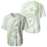 Hawaii Plumeria Lokelani Pikake Lei Baseball Jersey Oma'oma'o Polynesian Tattoo LT9 - Polynesian Pride