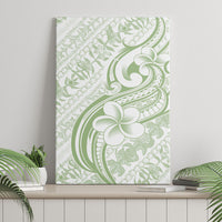 Hawaii Plumeria Lokelani Pikake Lei Canvas Wall Art Oma'oma'o Polynesian Tattoo