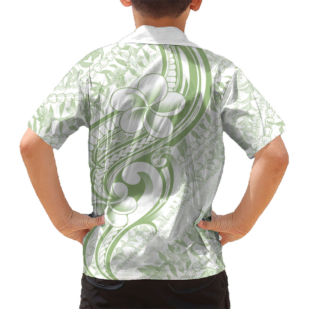 Hawaii Plumeria Lokelani Pikake Lei Family Matching Tank Maxi Dress and Hawaiian Shirt Oma'oma'o Polynesian Tattoo