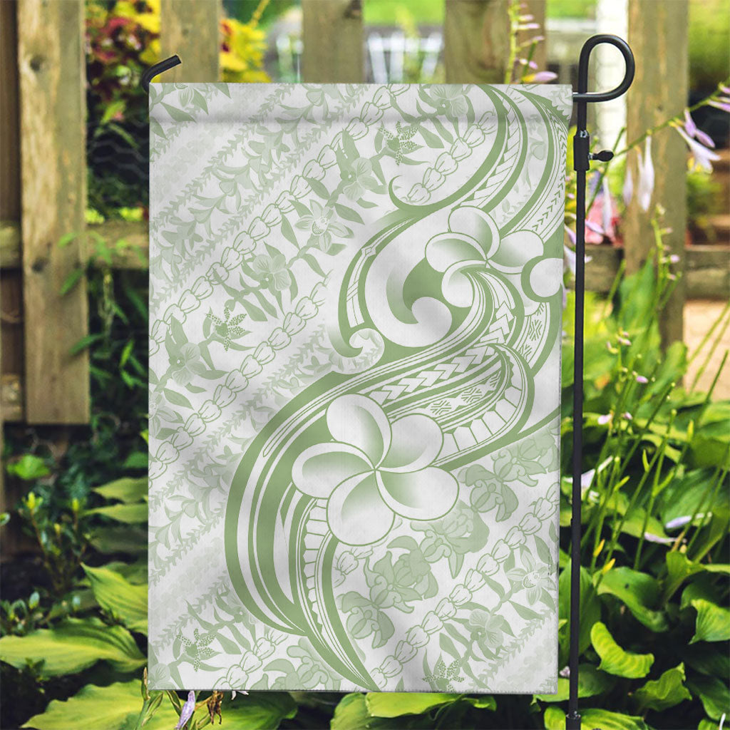 Hawaii Plumeria Lokelani Pikake Lei Garden Flag Oma'oma'o Polynesian Tattoo