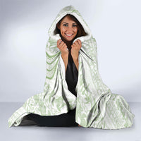 Hawaii Plumeria Lokelani Pikake Lei Hooded Blanket Oma'oma'o Polynesian Tattoo LT9 - Polynesian Pride